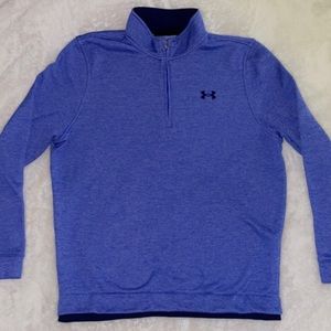 Unworn Men's Purple Under Armour Golf 1/4 Zip Sweater